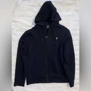 Polo by Ralph Lauren Men's Black Zip-Up Hoodie